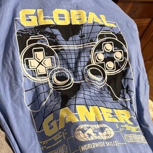 Wonder Nation Blue Global Gamer Tee